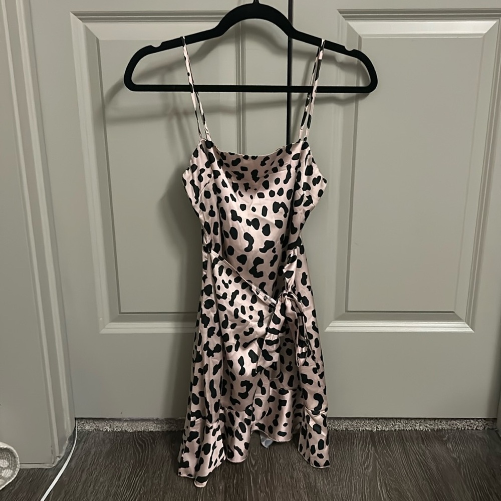 Cheetah Print Mini Dress